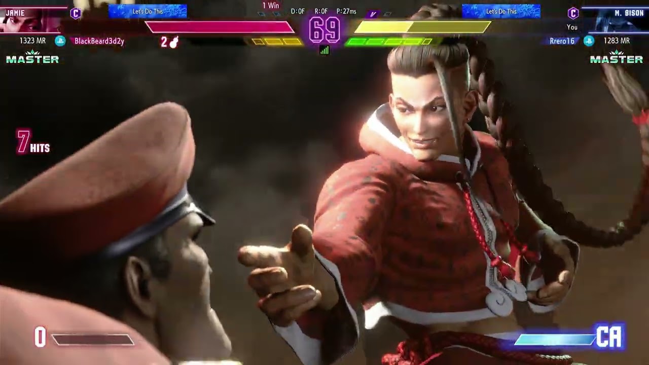 M.Bison Vs Jamie Street Fighter 6 Gameplay Low Masters - 2026 Scixor Kick Adventures