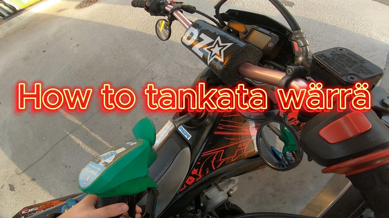 How to tankata wärrä | | How to refuel Yamaha WR 125x and sound check with BlackWidow Exhaust 4K