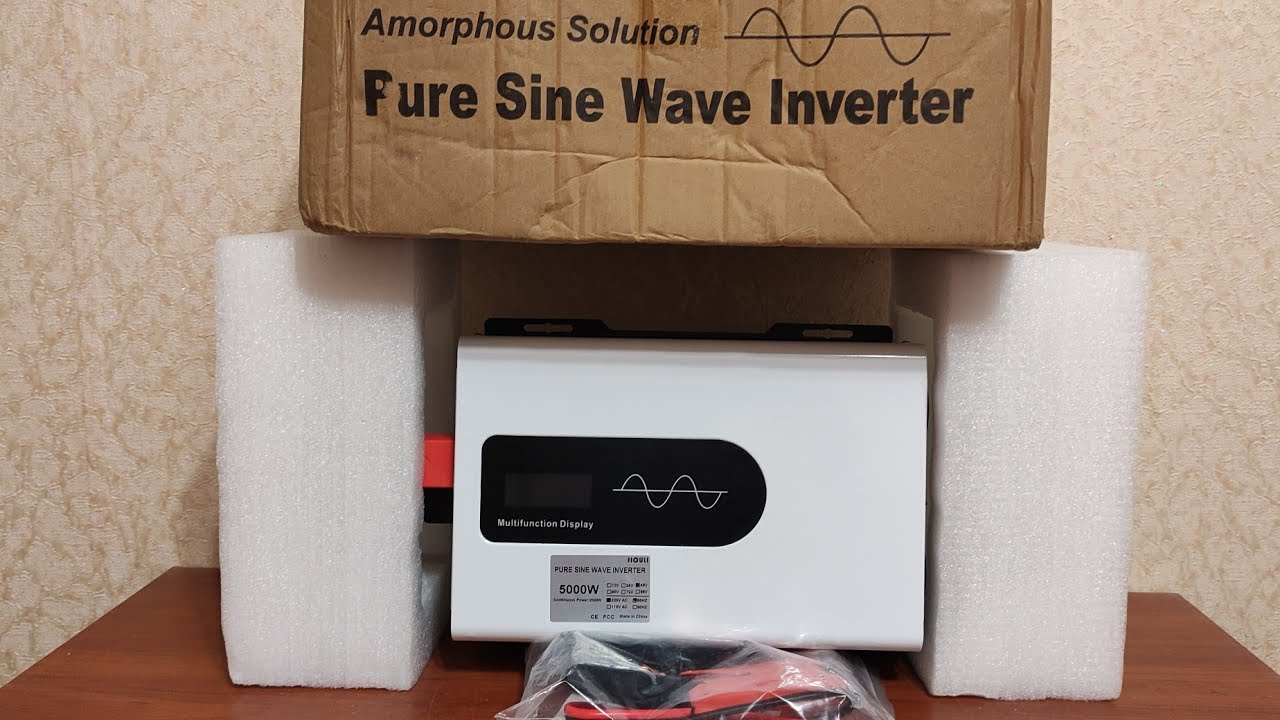 ⚡📦⚡ Огляд посилки з AliExpress. Pure Sine Wave Solar Inverter. HOULI 5000W 48V + LSD дисплей.⚡📦⚡