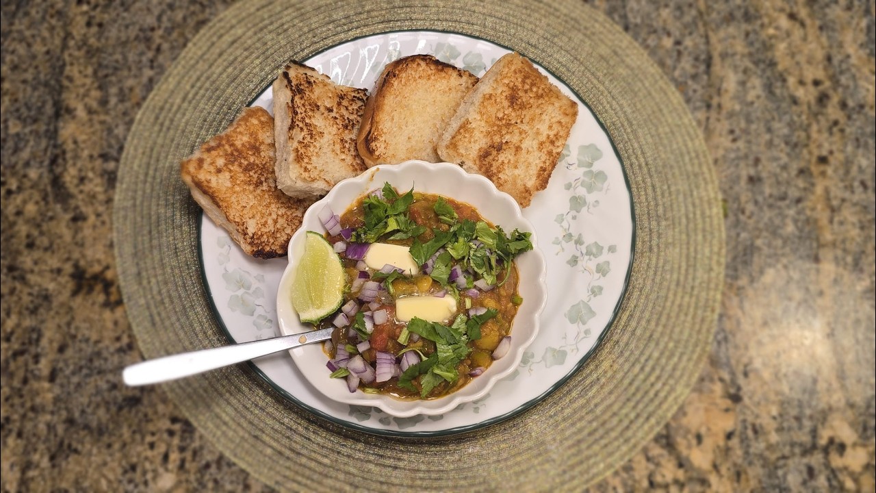 Let's make Pav Bhaji at home