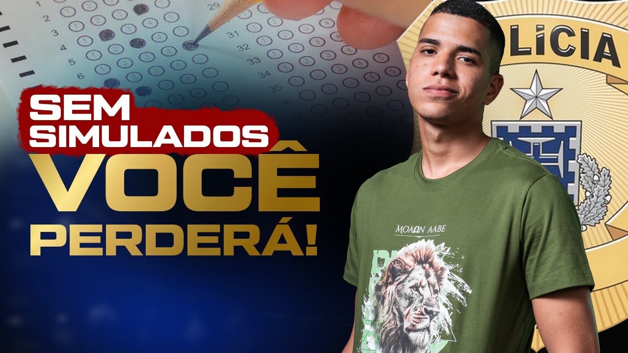 Voc&ecirc; PRECISA fazer SIMULADOS para ser aprovado na PC-BA! (SAIBA COMO RESOLV&Ecirc;-LOS)