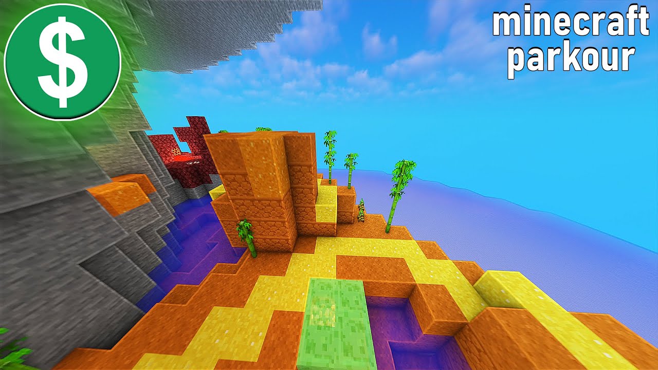 Minecraft Parkour Gameplay No Copyright 4K
