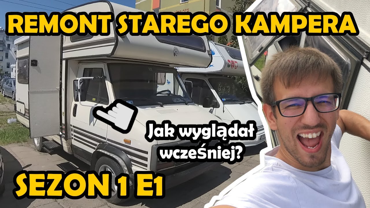 [S1E1] - SEZON 1 !!! 🚙 Remont starego kampera Fiat Ducato 1987. Jak wyglądał kamper po zakupie.