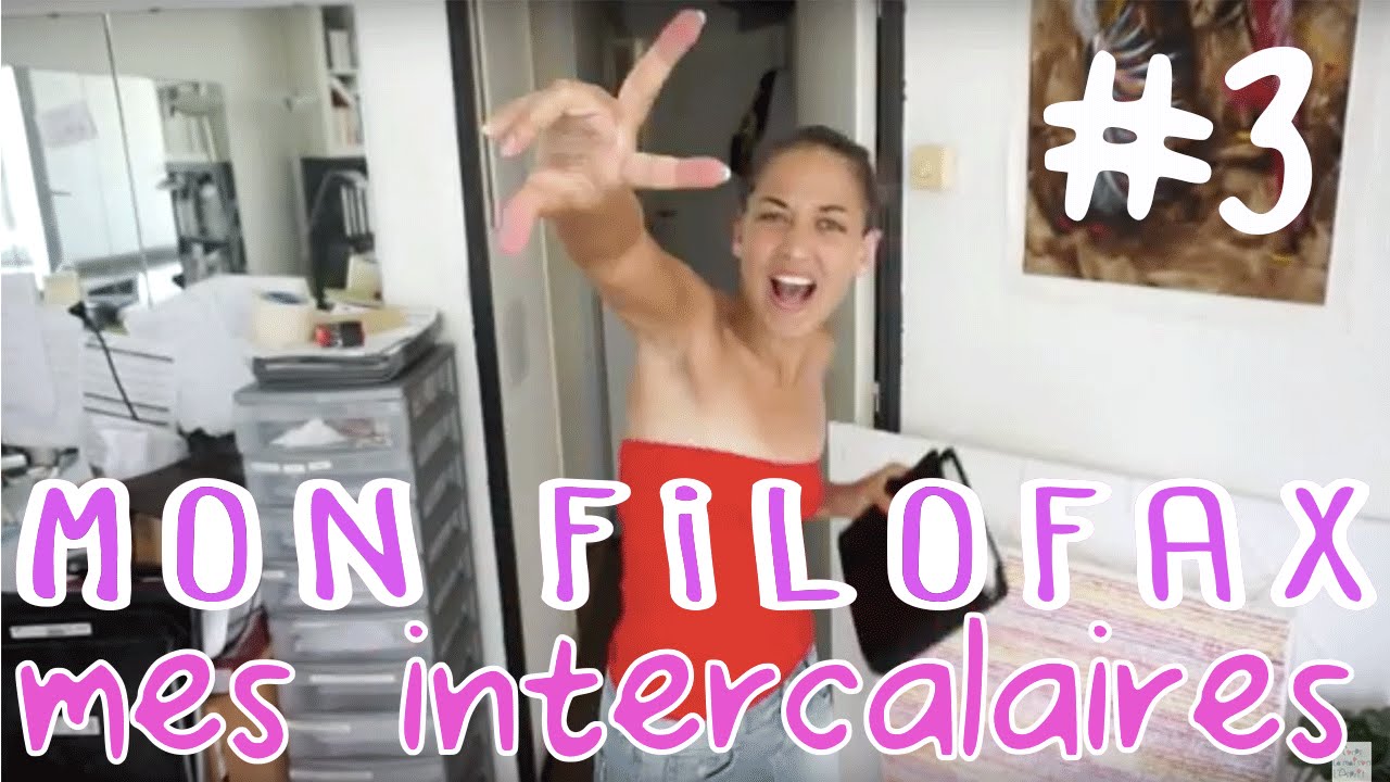 Dans mon Filofax #3: Mes Intercalaires