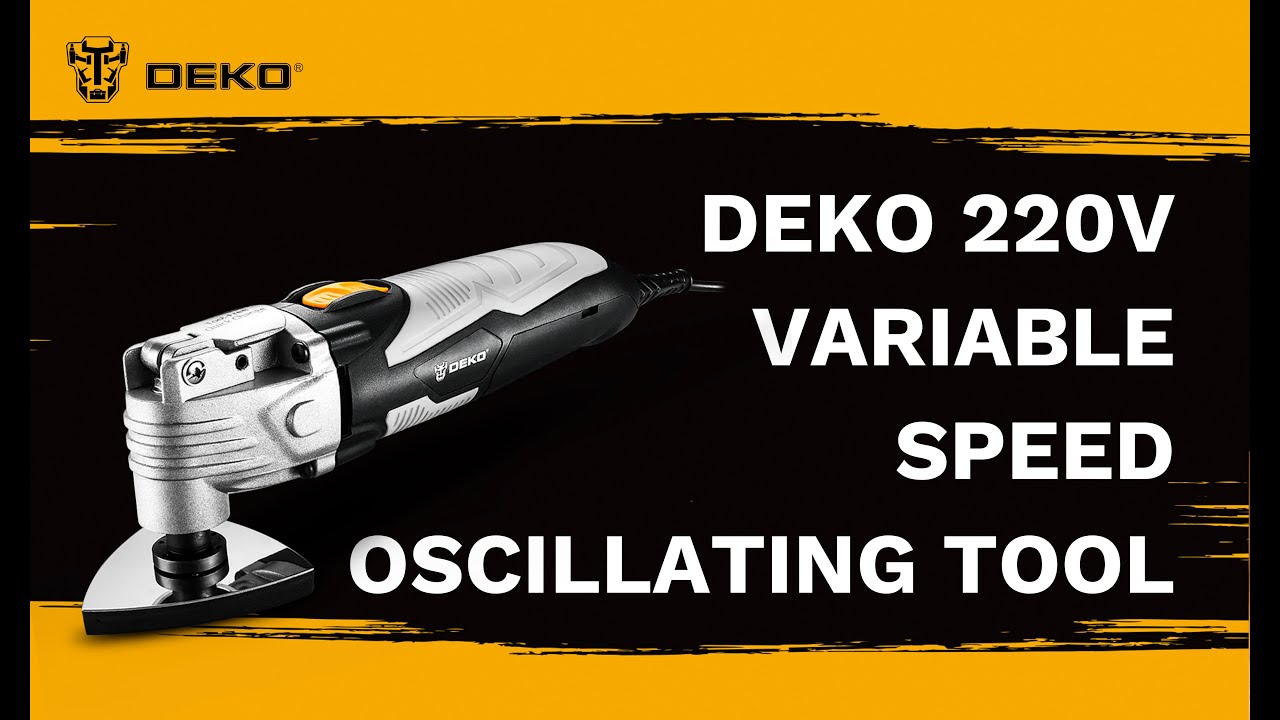 DEKO TOOLS. 220V Variable Speed Oscillating Tool DKOM40LD2