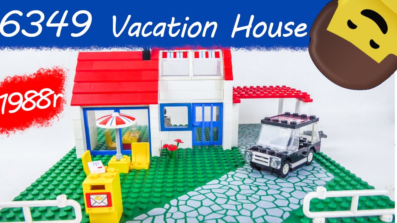 LEGO TOWN 6349 Vacation House / Recenzja setu z 1988 roku / KBL