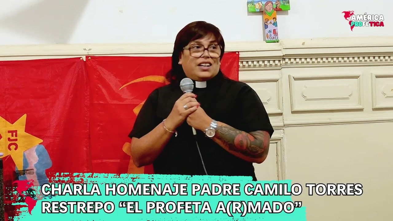 Gabriela Guerreros en la Charla homenaje al Padre Camilo Torres Restrepo