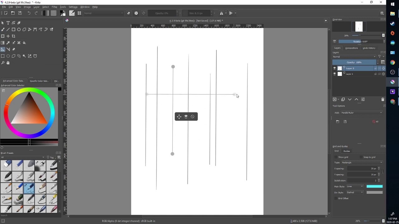 Krita For Comics Ep. 4: Perspective Tools