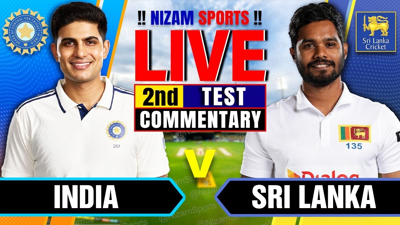🔴Live: India vs Sri Lanka | 2nd Test | Live Cricket Score & Commentary
