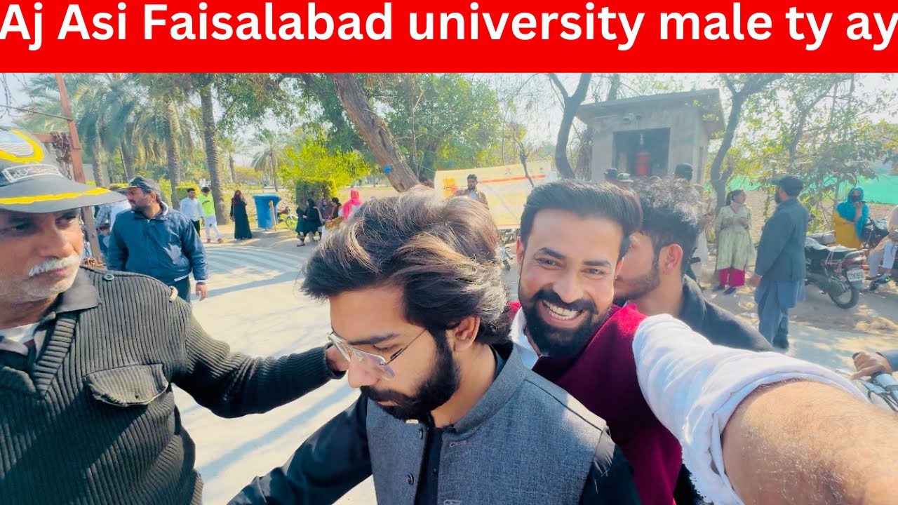 Aj ASI Faisalabad igreeculture university malea dakhn gay boht maza ay