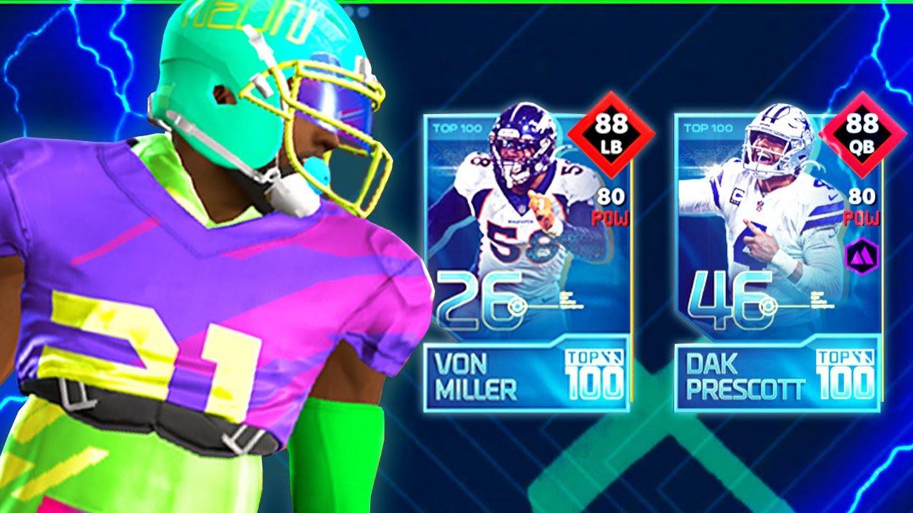 NEW GEAR for THE YARD & TOP 100 PACK OPENING! Madden Mobile 21 Gameplay Ep. 6