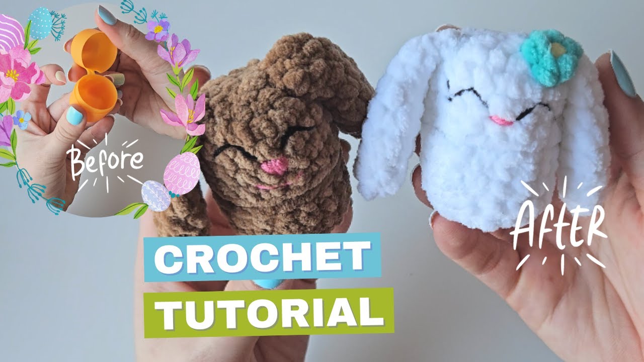 Beginner friendly surprise egg crochet pattern , easter gift ideas, video tutorial.