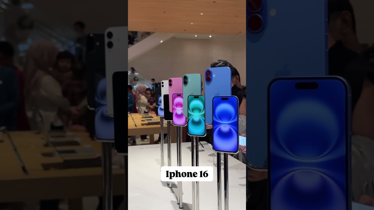 Iphone 16 series and Apple watch ultra 2 black #applestore #trx #iphone16 #iphone16pro #watchultra2