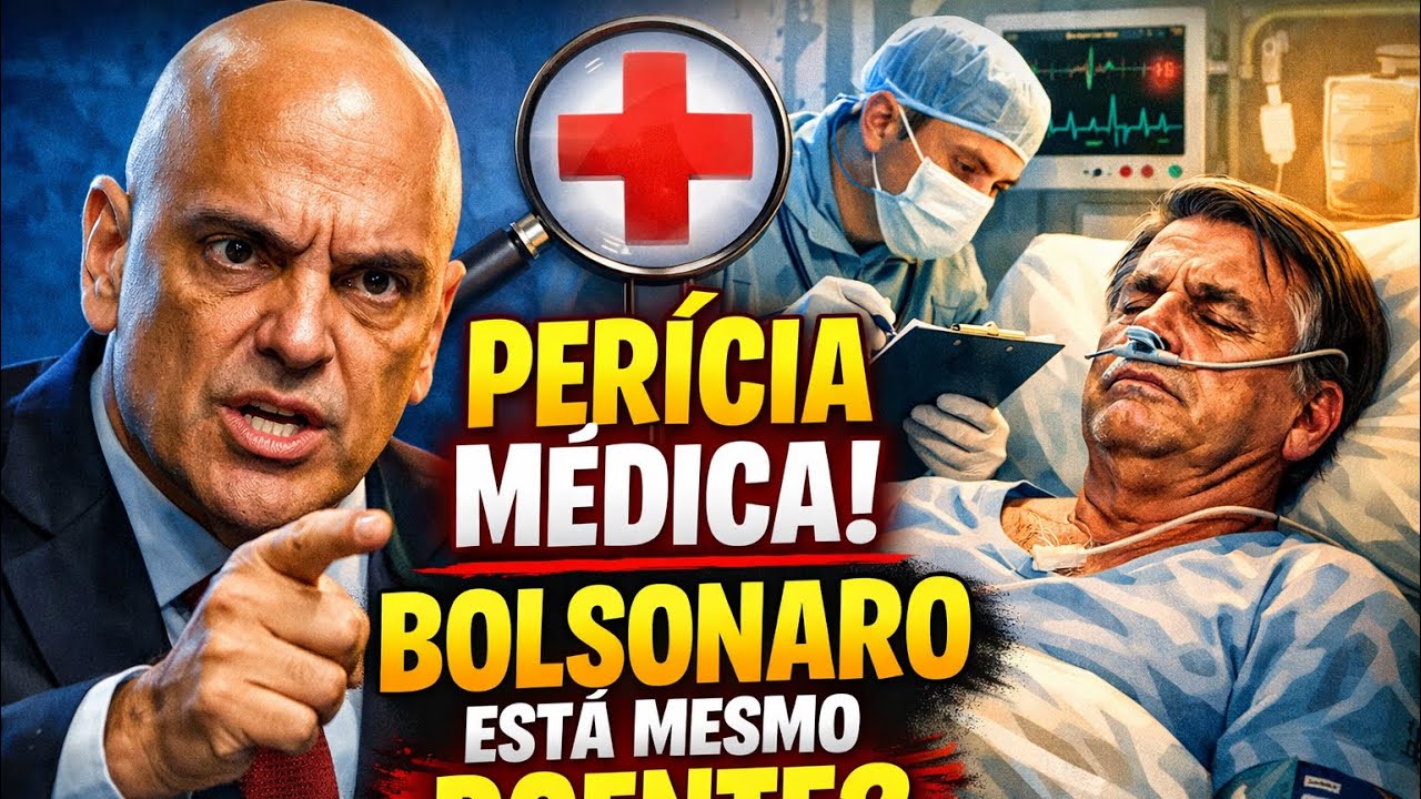 ALEXANDRE DE MORAES REQUER PROVA SOBRE SAÚDE DE BOLSONARO 