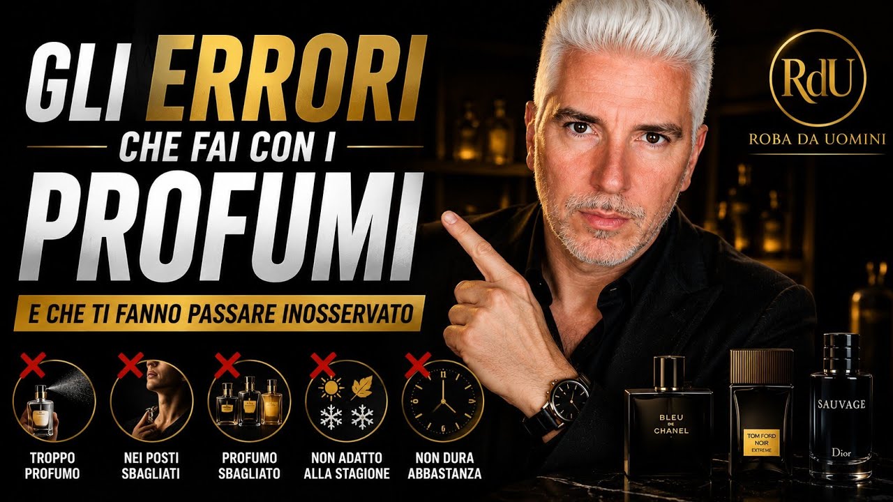 Non commettere questi errori coi profumi