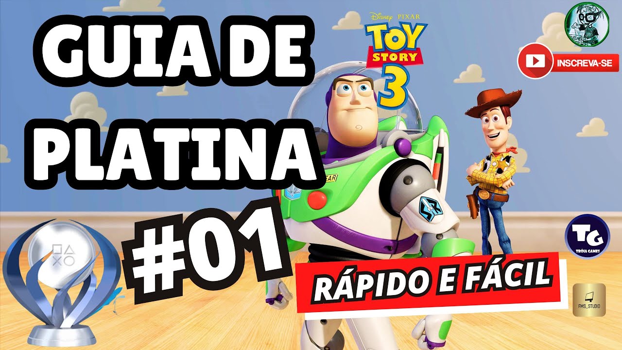Toy Story 3 - Guia De Platina - Rápido e Fácil - Parte 01 (PS Plus Deluxe, PS4 e PS5)