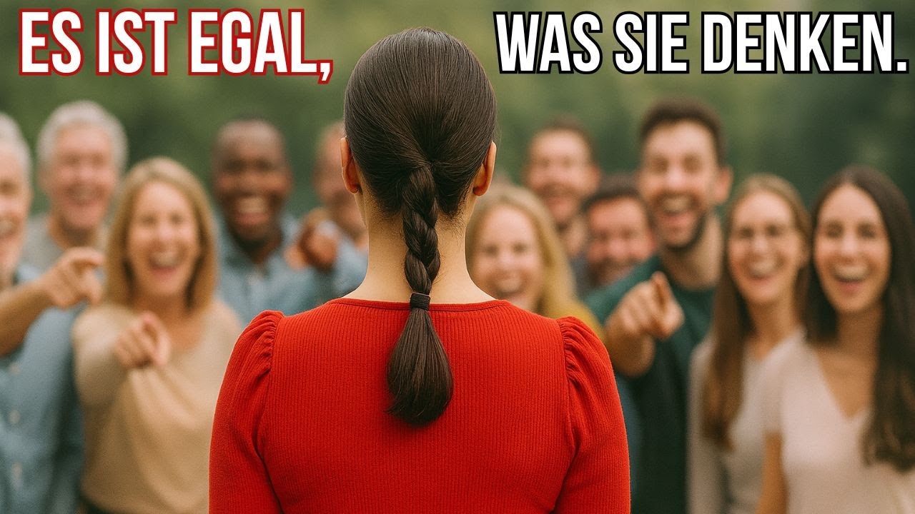 Es ist SO EGAL, was sie denken.