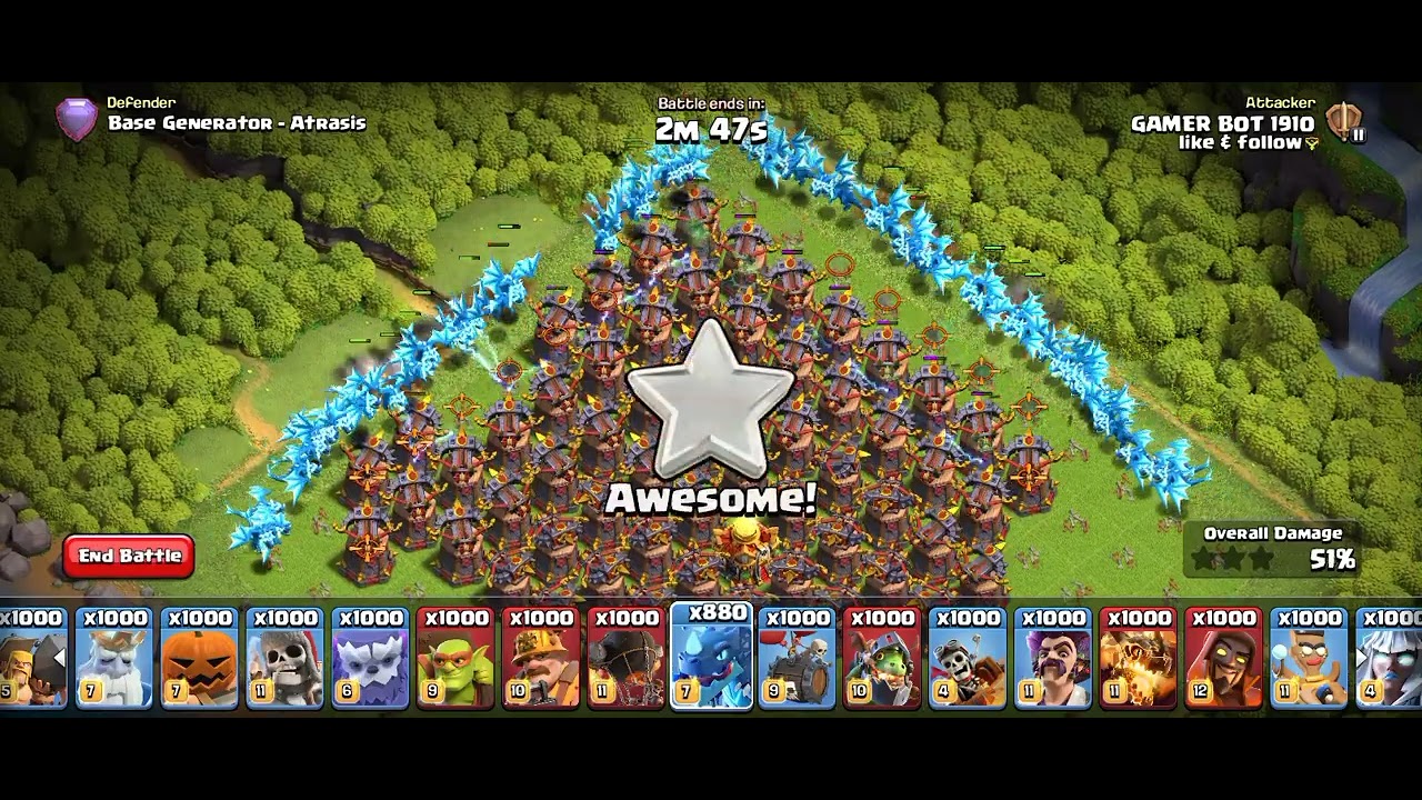 Max Blast Bow Vs Max Electro Dragon (clash of clans) #clashofclans #clashing #cocclasher #coc #games