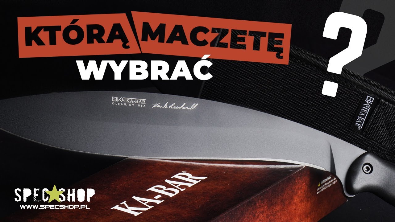 Maczety w Specshop.pl Gerber, Schrade, Ka-Bar.