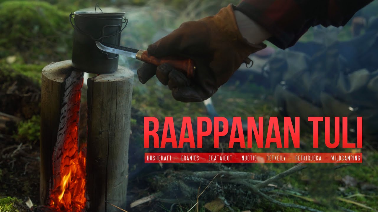 Raappanan tulet - Bushcraft retkeily ja uusi saha - Silky Outback Bigboy