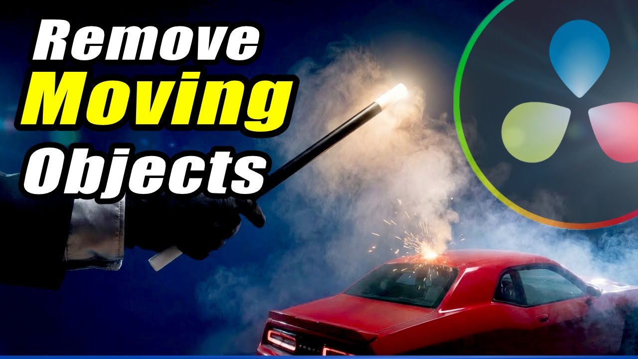 Easy Trick to Remove MOVING Objects with Davinci Resolve