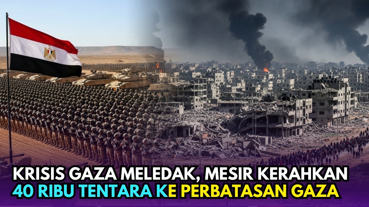 Perbatasan Gaza-Mesir Makin Panas, Mesir: Sinai Bukan Tempat Pengungsi!