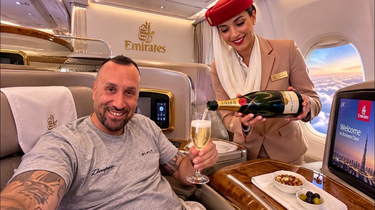 Flying Emirates A380 Business Class To AUSTRALIA, it was INCREDIBLE 