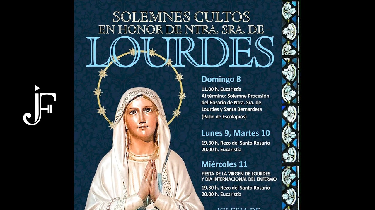Solemne Procesión de Ntra.  Sra.  de LOURDES.  8/2/2026  Logroño.