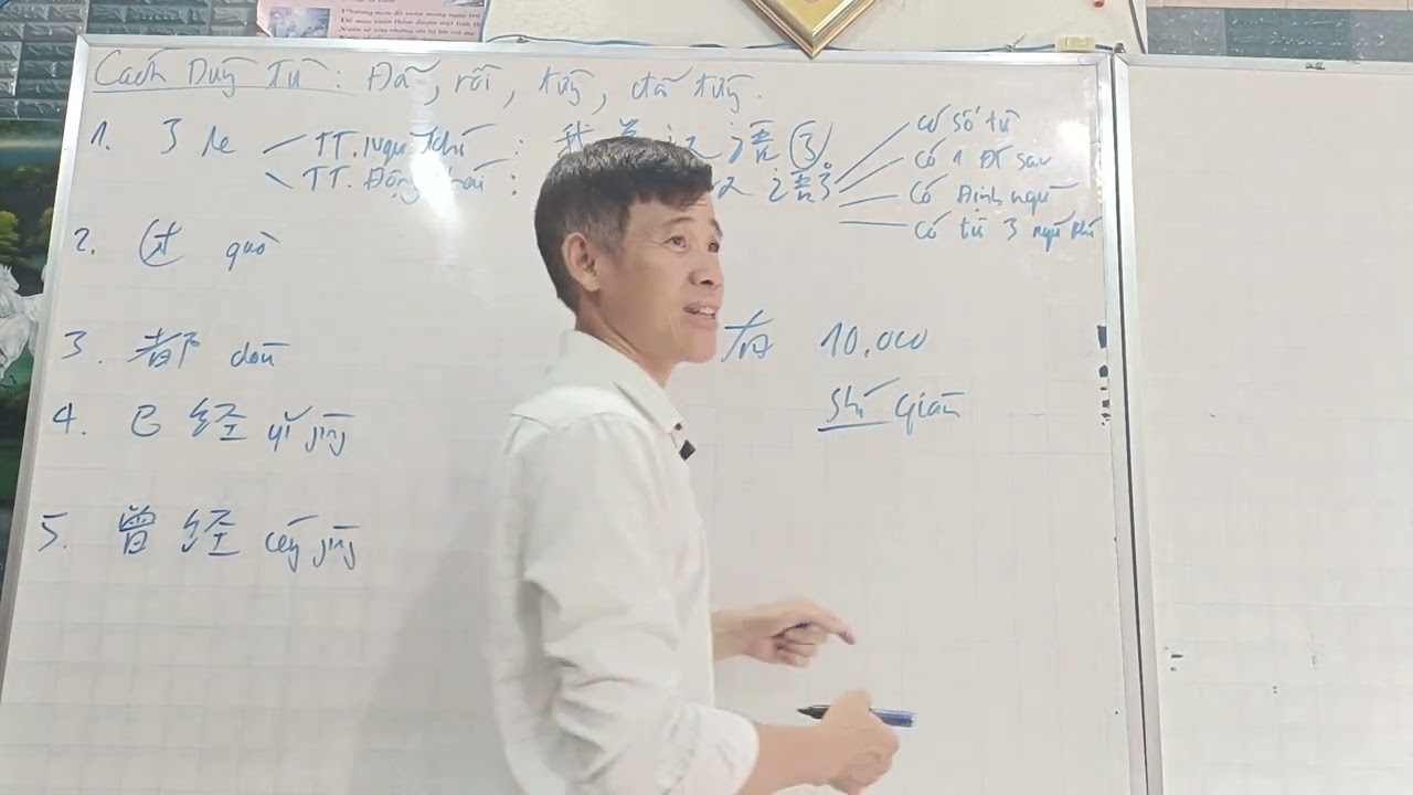 Cách dùng từ 了，过，都，已经，曾经 rồi, đã, đã từng trong tiếng Trung 31/05/24