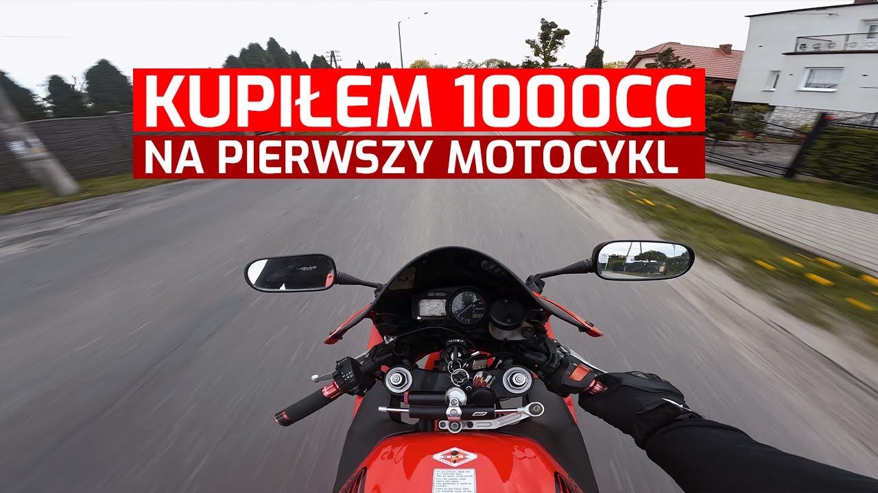 Kupiłem 1000cc na pierwszy motocykl | Honda cbr 954 | Pierwsza Jazda: 1000cc na Start