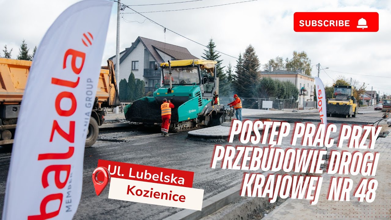 TOP inwestycja w Kozienicach! DK48 z lotu drona &ndash; finałowy etap budowy 🚧