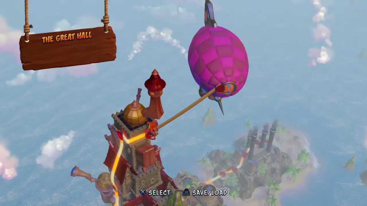 Crash Bandicoot Walkthrough 100% (PS4), #30. The Great Hall