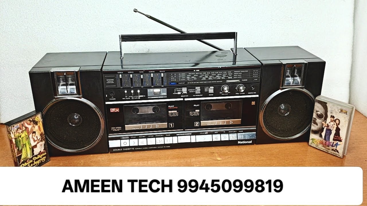 #national RX-CW50 DOUBLE CASSET 4 BAND RADIO & AUX RS 7000/-WITH COURIER CONTACT 9945099819 #forsale