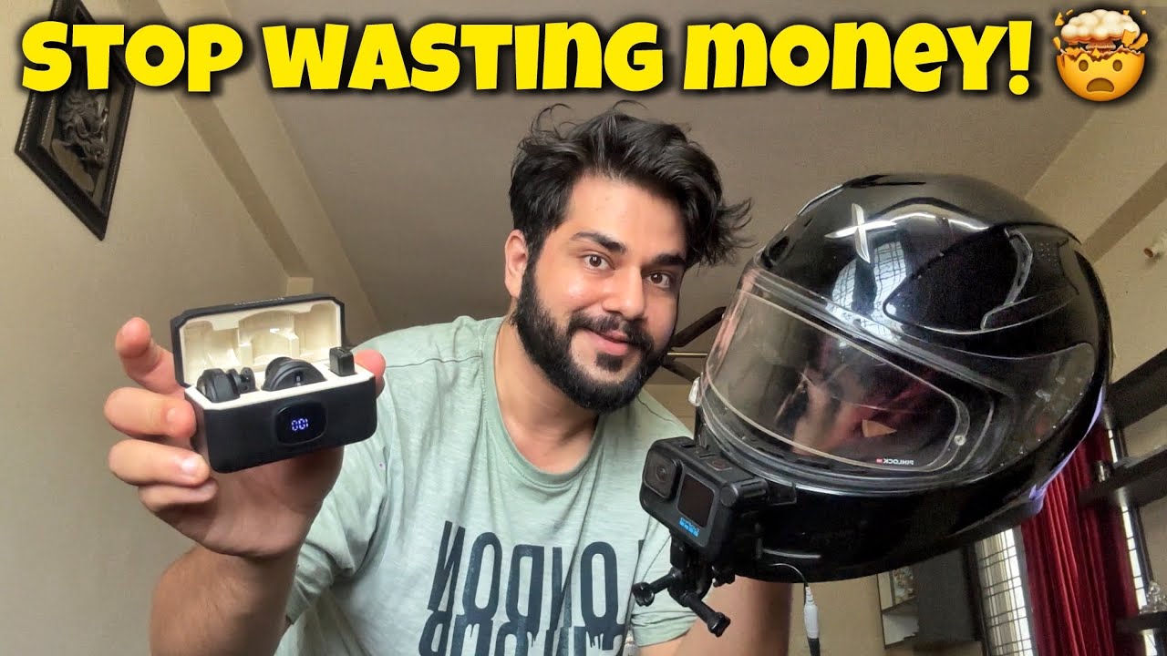 My Budget MOTO VLOG SETUP🔥| It’s CHEAPER Than You Think🤯| GoPro, MIC, HELMET | Sagar Tumkur