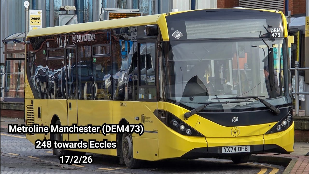 Metroline Manchester: ADL Enviro 200 MMC Cummins ISBe 4.5L/Voith YX74 OFB (DEM473)