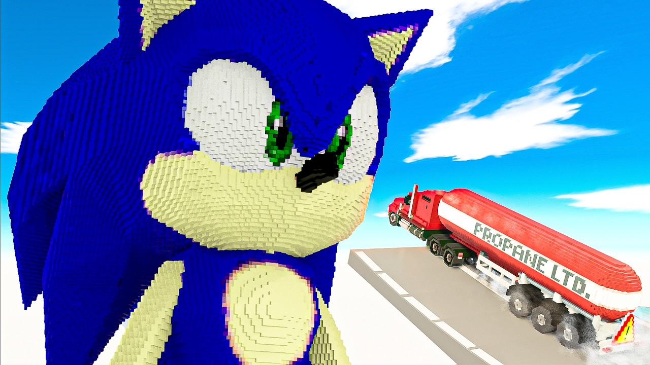 Mega Sonic VS. A lot of Cars - Teardown