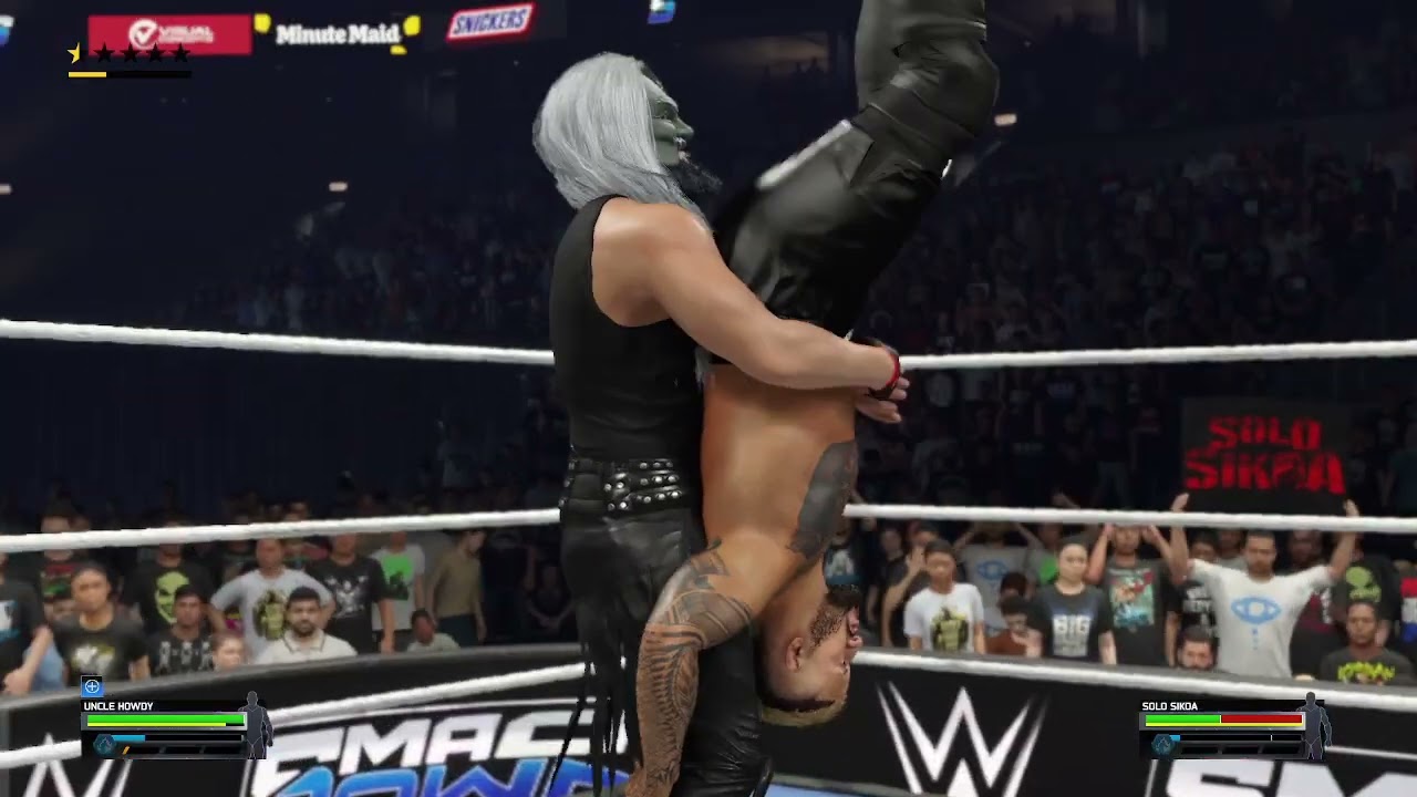 wwe 2k25 solo sikoa vs uncle howdy