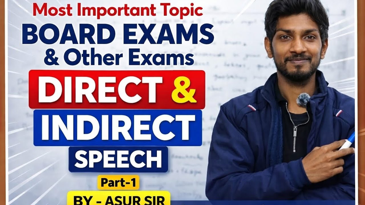 English Grammar Direct & Indirect @asursen6609 @Jai_Bheem_success_academy @100ENGLISH 