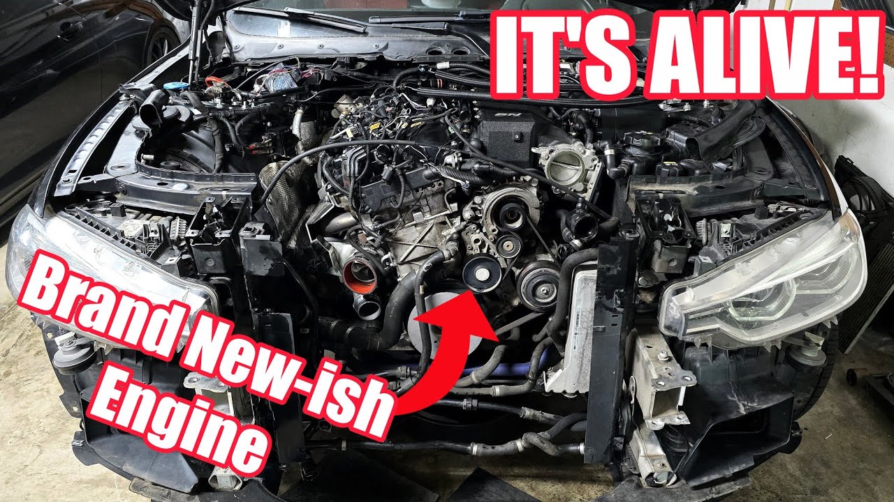 How to Install a B58 Engine in 15 minutes (340i Engine Swap Part 2)