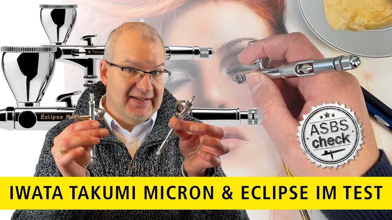 Die neuen Iwata Takumi Airbrushes Micron & Eclipse im Test: Arbeitspferde mit viel Gefühl