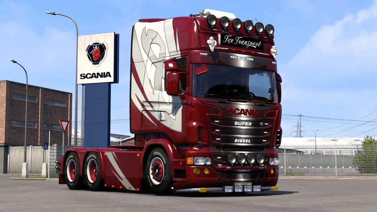 Scania R730 RJL (Full Tuning+Sound V1.51-1.52) Euro Truck Simulator 2 V1.51-1.52