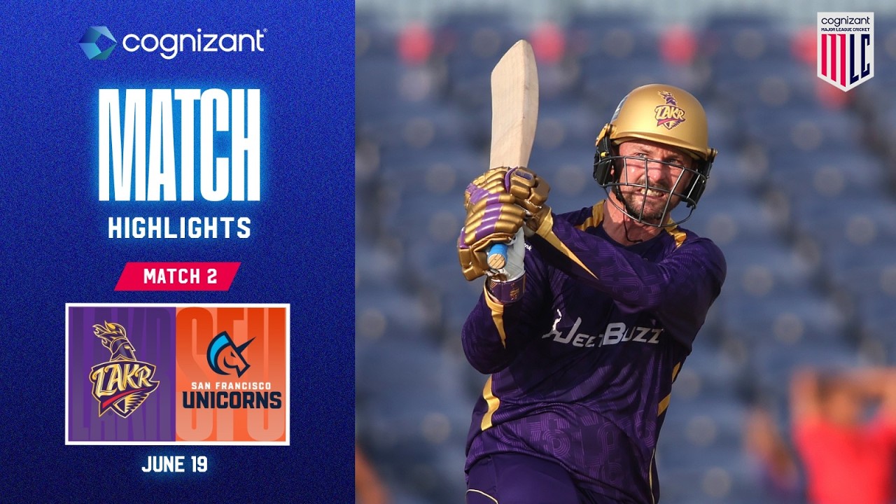 Cognizant Match Highlights | LA Knight Riders vs San Francisco Unicorns | Match #2