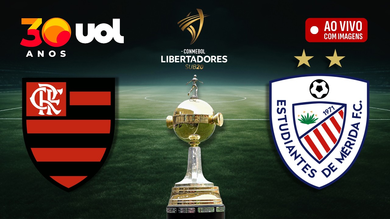 FLAMENGO X ESTUDIANTES DE MÉRIDA AO VIVO: ESTREIA NA LIBERTADORES SUB-20 COM IMAGENS