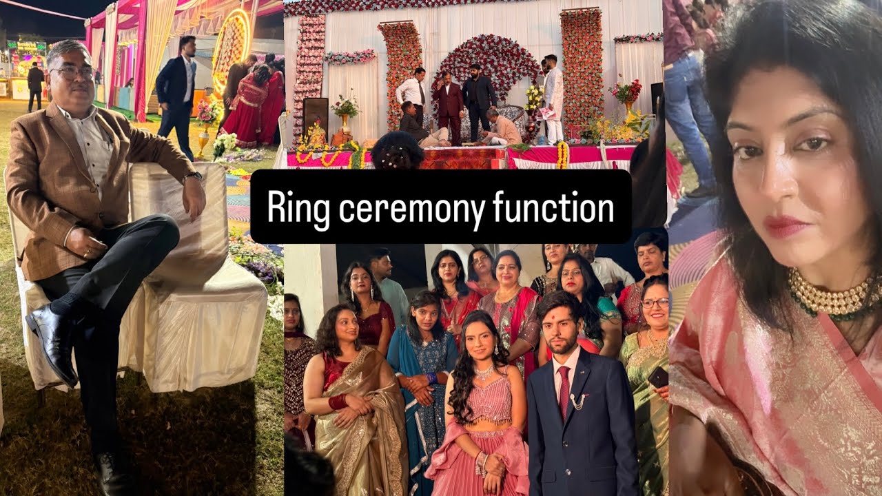 Ring ceremony#beautiful couple#💍