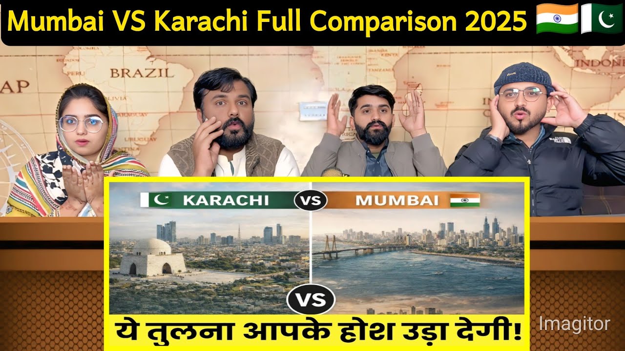 Mumbai vs Karachi Full Comparison 2025 | Economy, Infrastructure, Safety & Future 🇮🇳🇵🇰