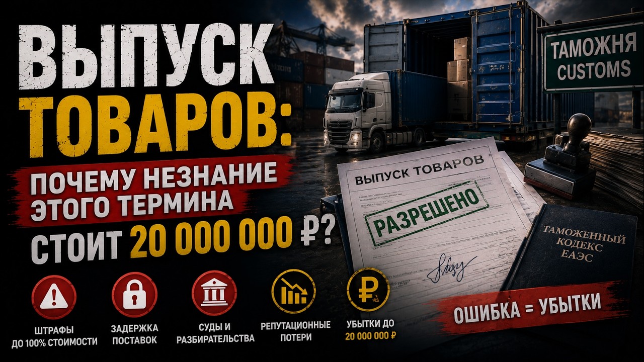 ВЫПУСК ТОВАРОВ: Почему незнание этого термина стоит 20 миллионов?