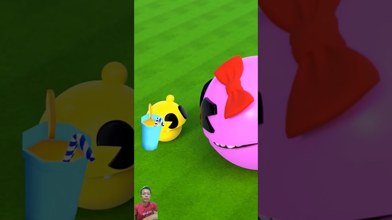 Pacman and juice @packyfilm #funny #pacmantv #amazingpacman #roblox #thepacman #pacmanworld