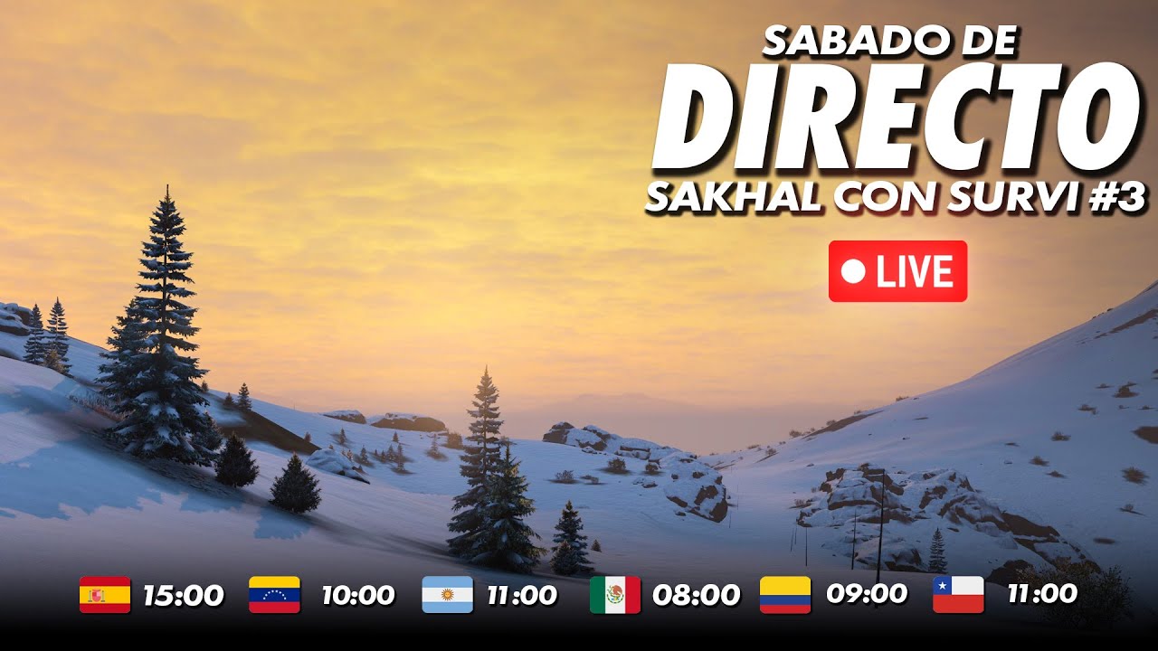 Sakhal Servidor OFICIAL con ‪@surviDayz‬ ❄️ Estamos FULL Gear 🫡 | Directo en 2k