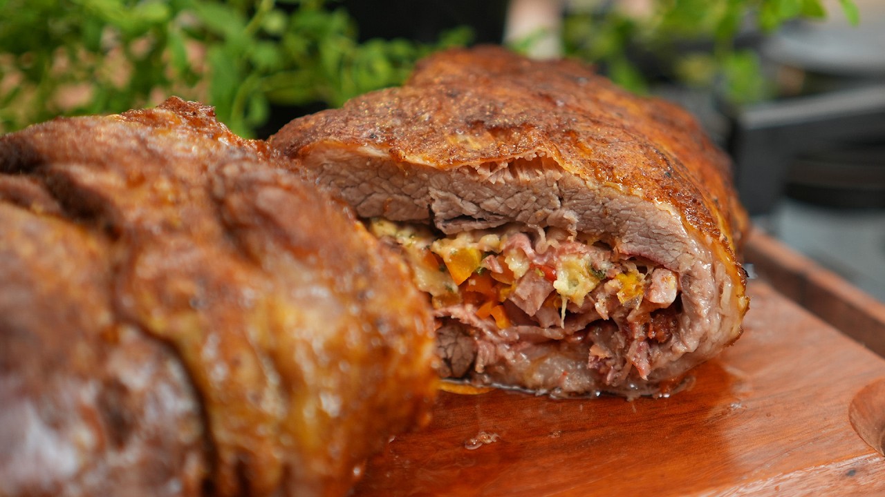 COMO FAZER FRALDINHA ASSADA RECHEADA NO FORNO - Wilza Leonel