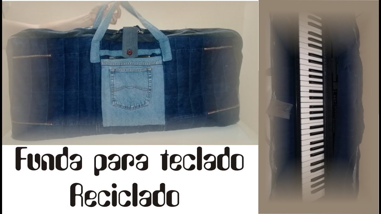 Cómo hacer funda para teclado con materiales reciclados